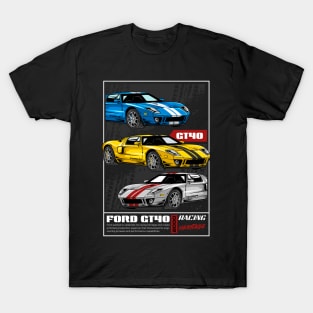 Retro V8 GT40 Car T-Shirt
